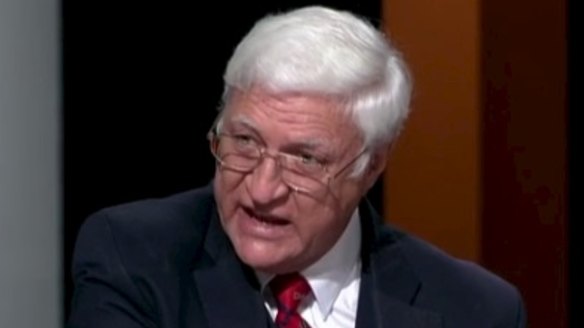 Colourful federal politician Bob Katter also joined son Rob and fellow Katter's Australian Party MP Shane Knuth at the rally.