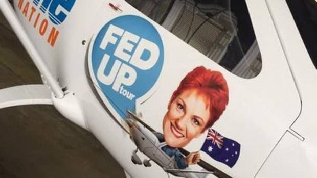 The One Nation plane.