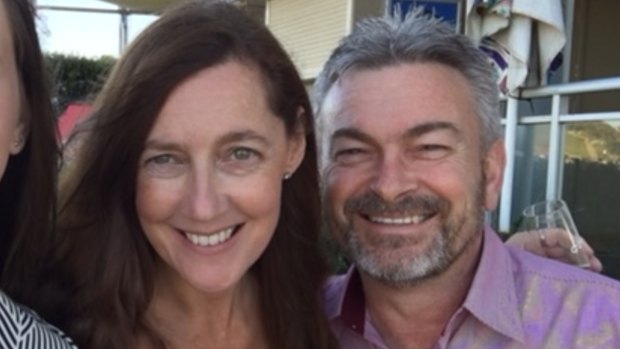 Karen Ristevski with her husband, Borce, and daughter, Sarah.