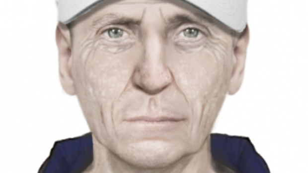 A facial composite of the offender.