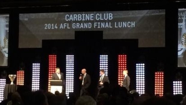 The 2014 Carbine Club grand final lunch.
