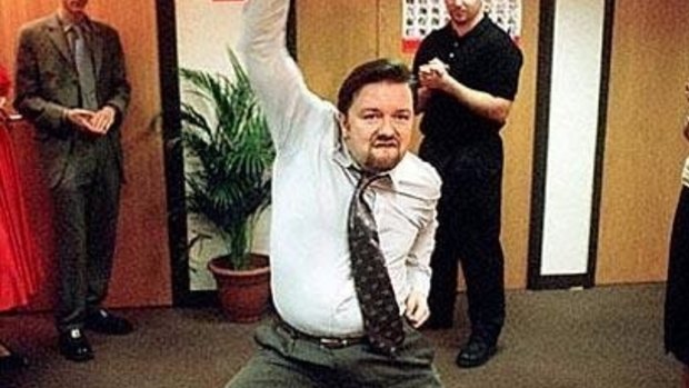 Ricky Gervais as David Brent in <i>The Office</i>.