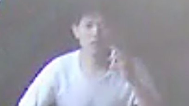 Police want to speak with this man who was captured on CCTV near the scene of a fatal car crash in Chester Hill.