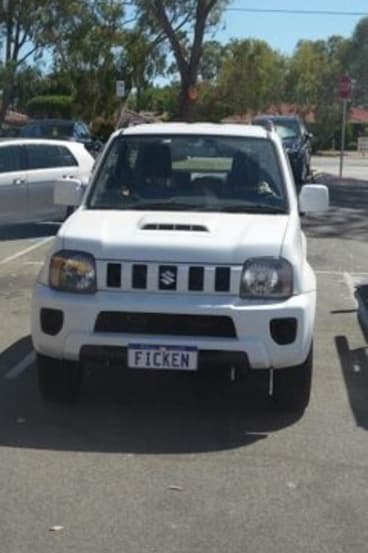 Personalised rego plates