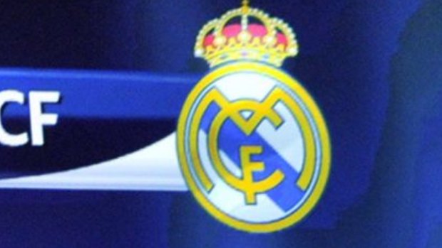 The Real Madrid logo.