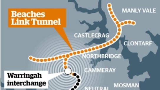 The Beaches Link Tunnel.