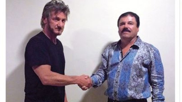 Sean Penn with Joaquin "El Chapo" Guzman.