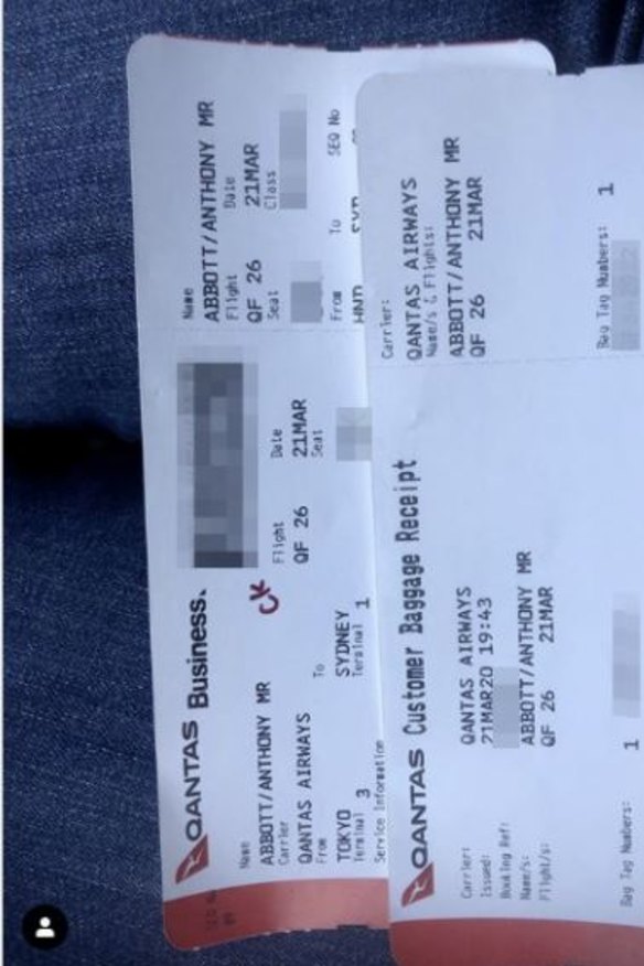 Blogger Alex Hope used the booking reference that was visible on the boarding pass to log in to Qantas' website and was able to view personal details.