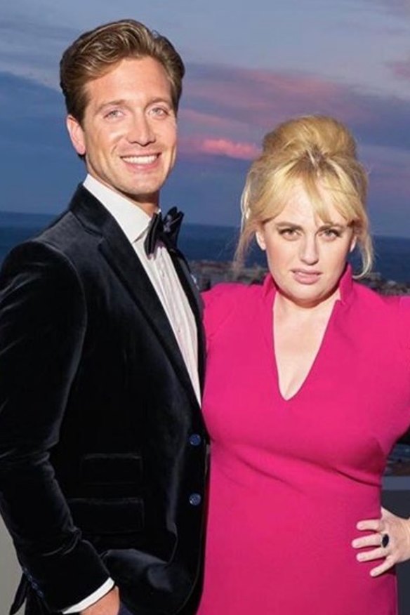 Rebel Wilson with her beer baron boyfriend Jacob Busch in Monte Carlo last year.