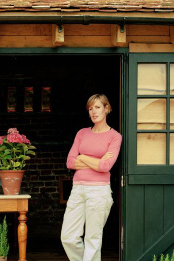 Skye Gyngell durante seus primeiros dias na creche Petersham.