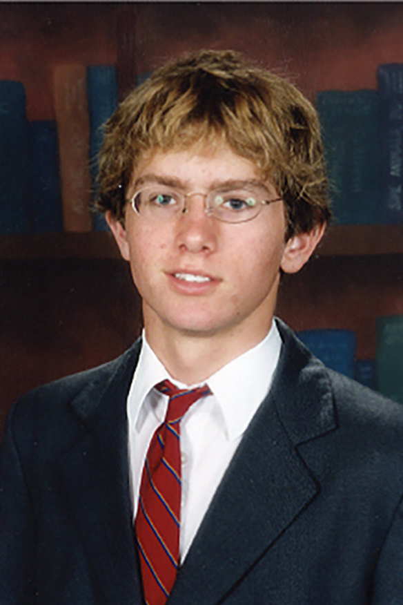 Philippe Gyles, 15, died while rowing on the ergo at Scotch College in 2002.