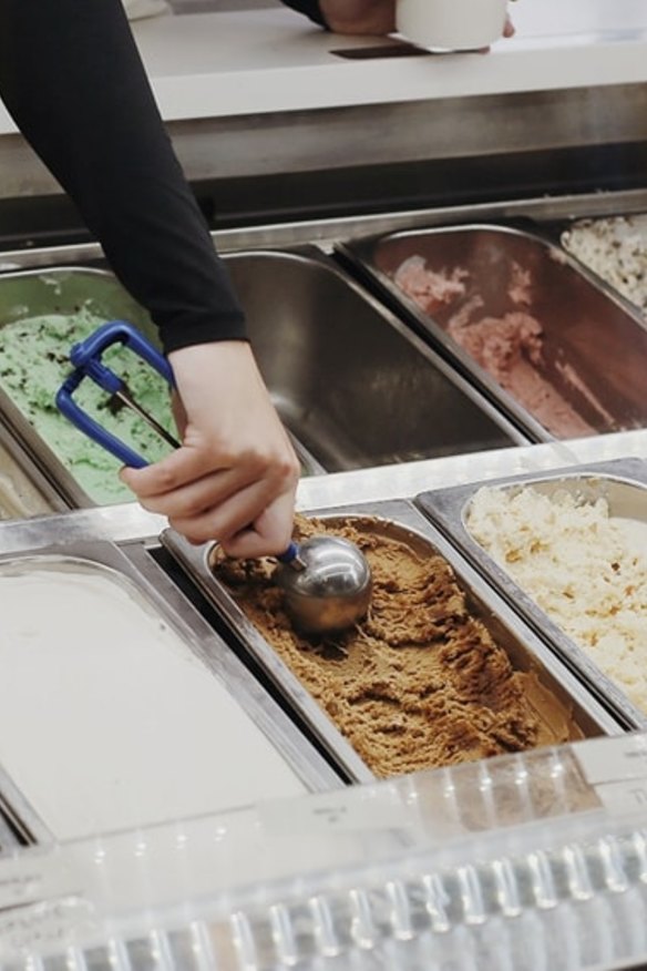 Ice cream is also available.