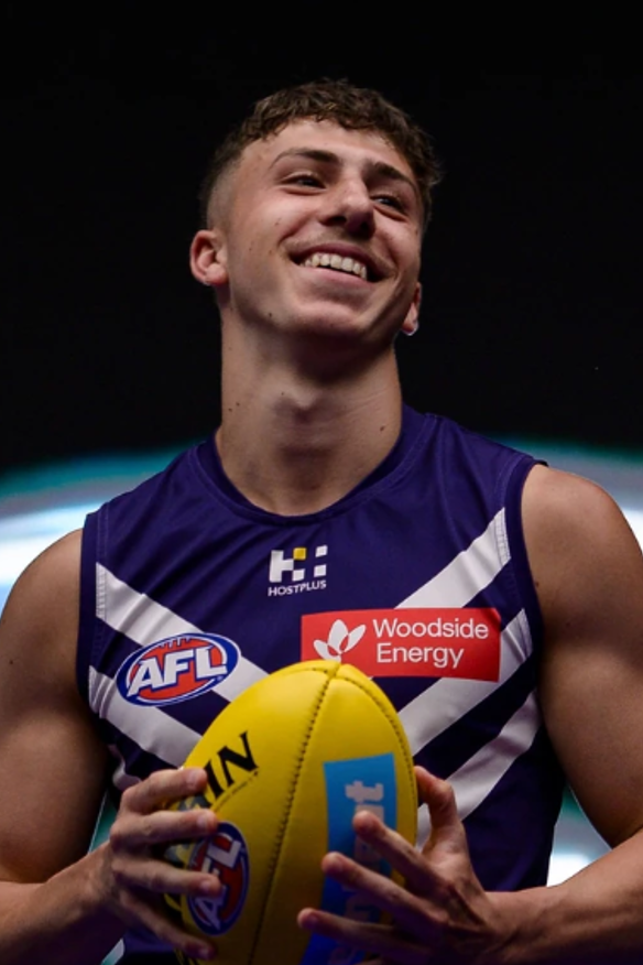 Chris Scerri will make his AFL debut for the Fremantle Dockers against Melbourne on Saturday.