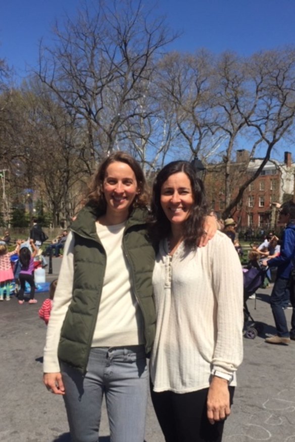 More than two decades after the bombing, Tamara (left) and Carolyn reunited in New York City in 2016.