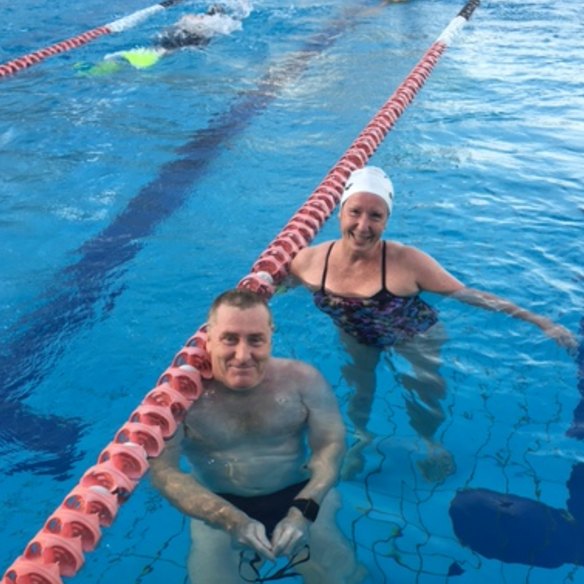 Masters champion Sandra Rogers, of Wentworth Point, is keen to plunge back into the pool soon.