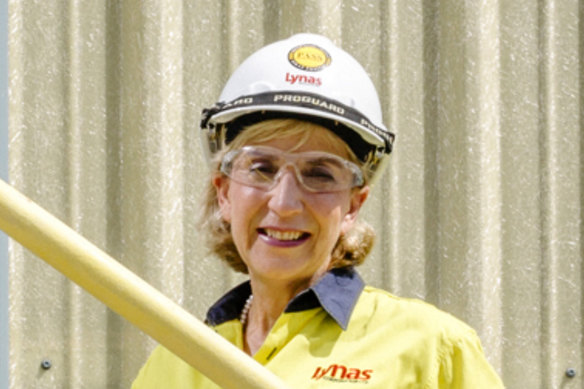 Lynas chief executive Amanda Lacaze.