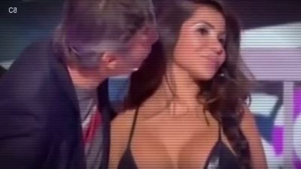Soraya was kissed on the breast on French live television, prompting over 250 complaints.