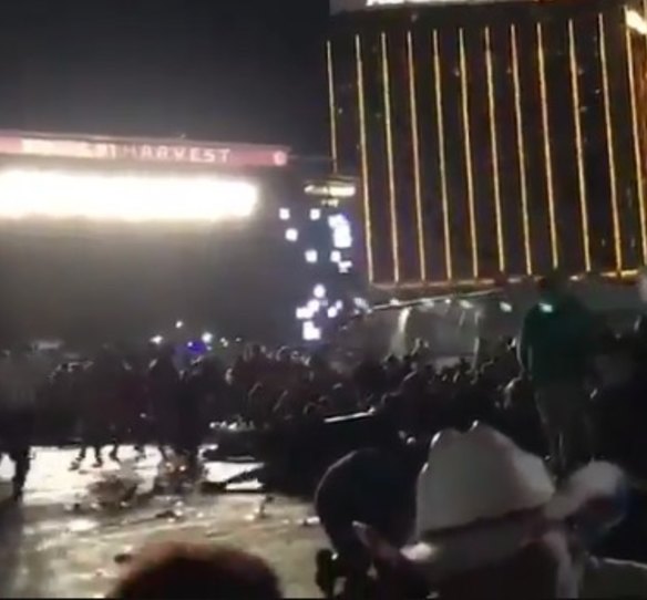 Las Vegas during the attack.