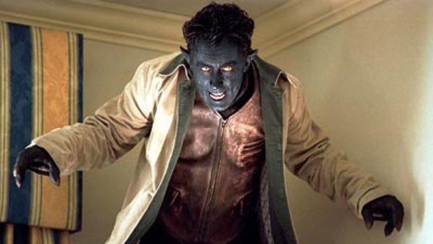 Alan Cumming as Nightcrawler in <i>X-Men 2</i>.

