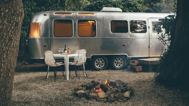 These silver bullet Airstream trailers offer the best of both worlds.