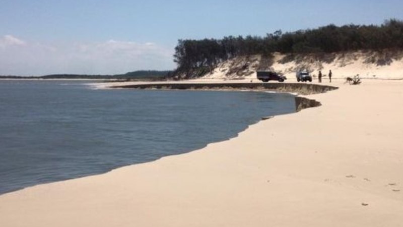 Sinkhole On North Stradbroke Island Starting To Disappear