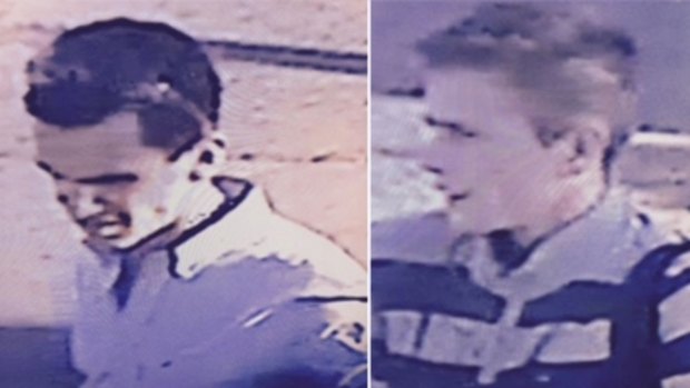 Police have released images of two men believed to be involved in attempted armed robberies at Eastern Heights.