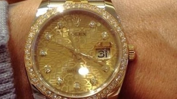 Police are appealing for information after burglars made off with jewellery worth more than $65,000, including a watch similar to this Rolex. 