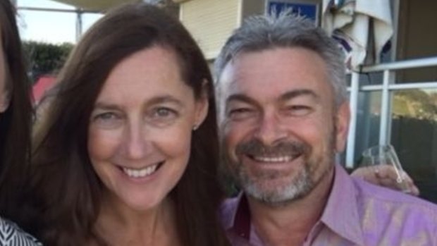 Karen Ristevski with husband Borce.