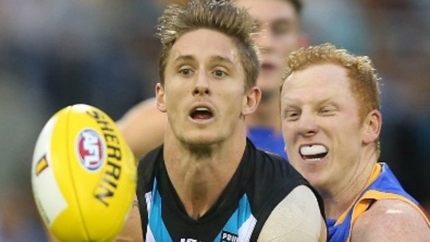 Port's Hamish Hartlett was allowed back on the field despite rules requiring a head injury assessment.