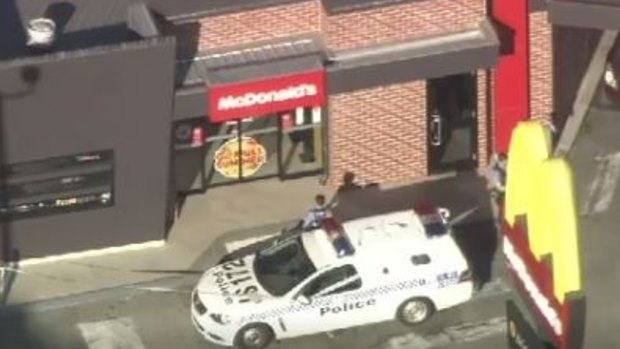 Two teenagers were reportedly stabbed outside McDonalds in the first incident. 