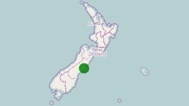The location of the magnitude 4.1 earthquake on Thursday.