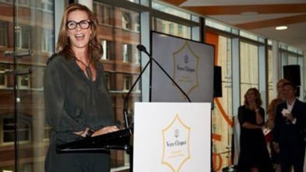No sweat: Rachel Griffiths at the Veuve Clicquot New Generation Award.