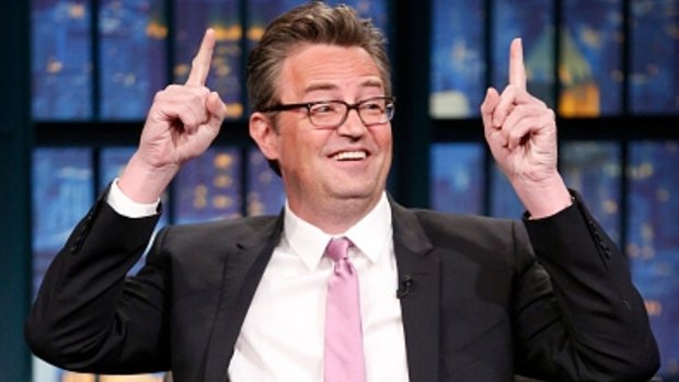 Matthew Perry during an interview on February 17, 2015.