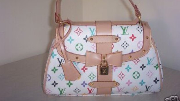 One of the most commonly copied prints: the Louis Vuitton monogram.