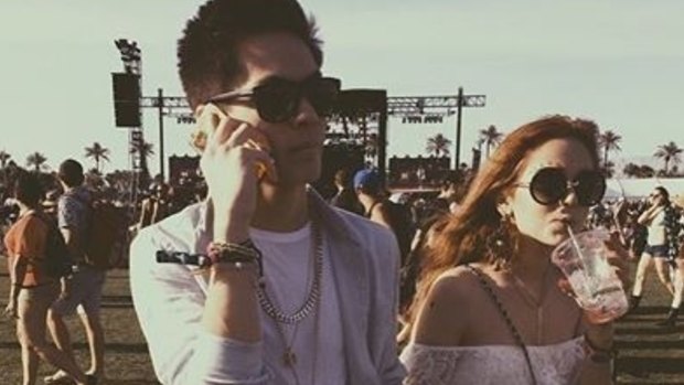 Carter Reynolds and Maggie Lindemann in happier times.