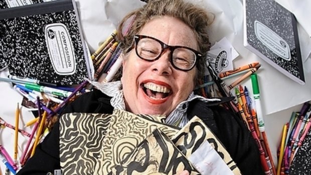 Cartoonist and author Lynda Barry, best known for her weekly comic strip <i>Ernie Pook's Comeek</i>. 