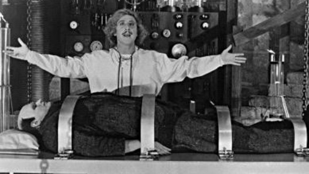 Gene Wilder in Young Frankenstein.