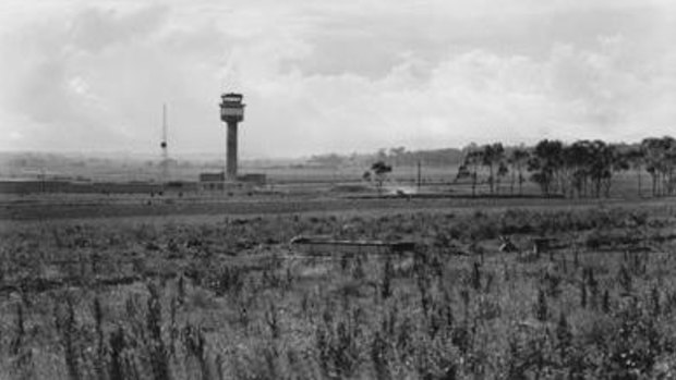 The operations centre and control tower at Tullamarine Airport in 1970.