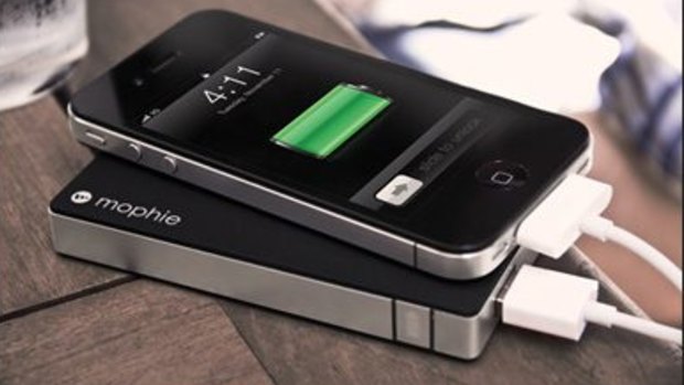 A Mophie Powerstation to charge USB devices. RRP$139