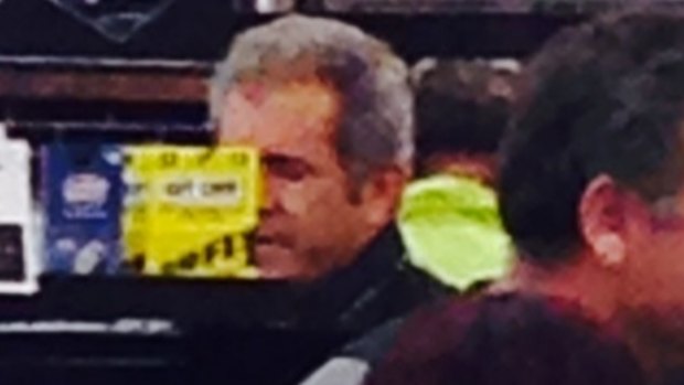 Mel Gibson doing a spot of shopping at Coles with his daughter Lucia.