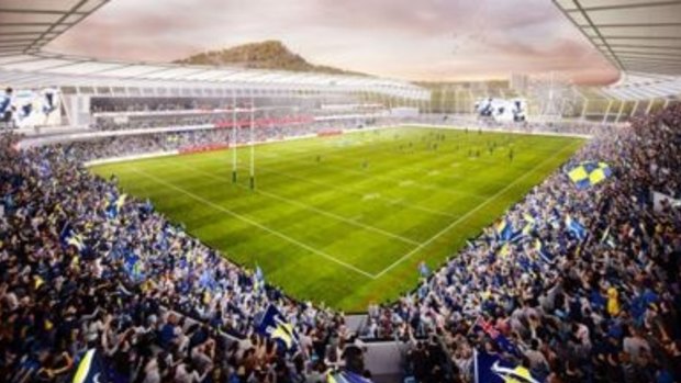 The proposed new Townsville Stadium would seat 25,000 people with room for future expansion.