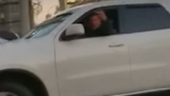 Man berating a Muslim driver in New York City.