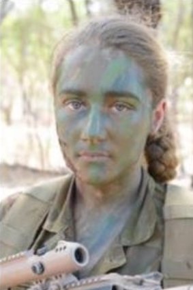 Soldier Natasha Rowley.