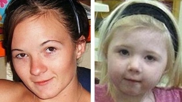 Karlie Pearce-Stevenson and daughter Khandalyce, whose bodies were found in different states, five years apart.