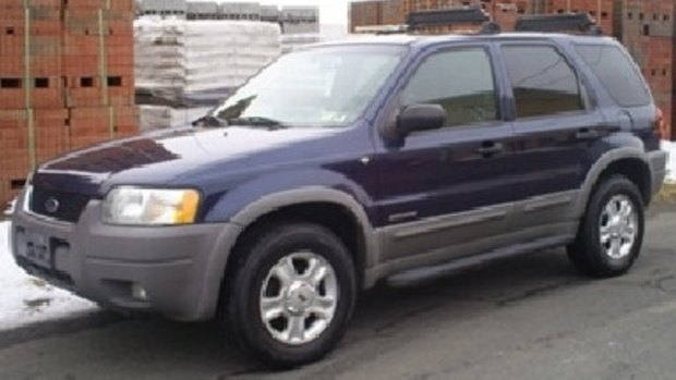 A Ford Escape similar to the one police attempted to intercept on Tuesday morning.