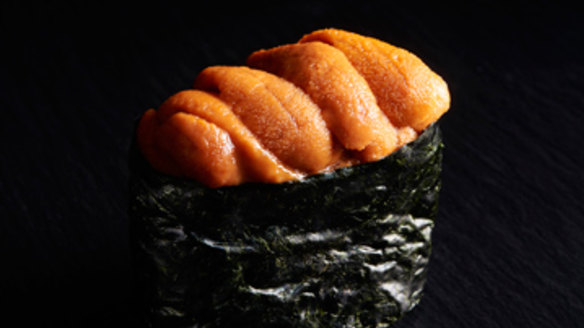 Sea urchin may feature on the omakase menu (chef's choice) at Minamishima in Richmond.