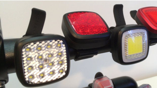 Pictured are the similar bike lights by a Chinese manufacturer.