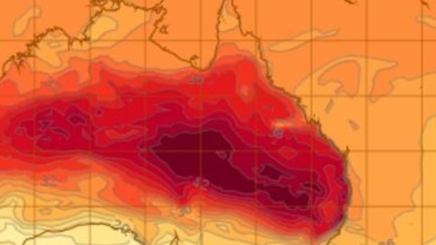 Queenslanders are set to struggle through high temperatures throughout the weekend.