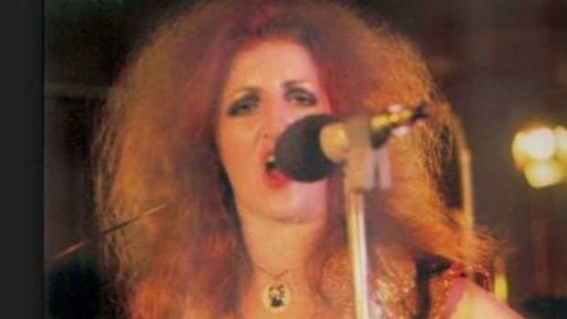 Carol Lloyd performs with Railroad Gin in 1974.