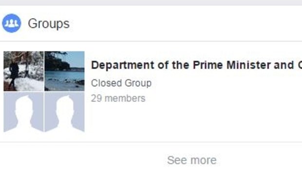 The Department of the Prime Minister and Cabinet is getting tough over Facebook use.